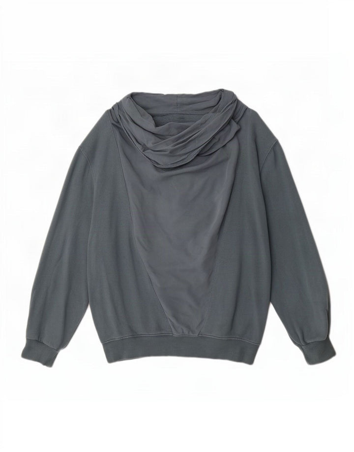 Damski sweter oversize Zara UK 14, średnioszary, bawełniany