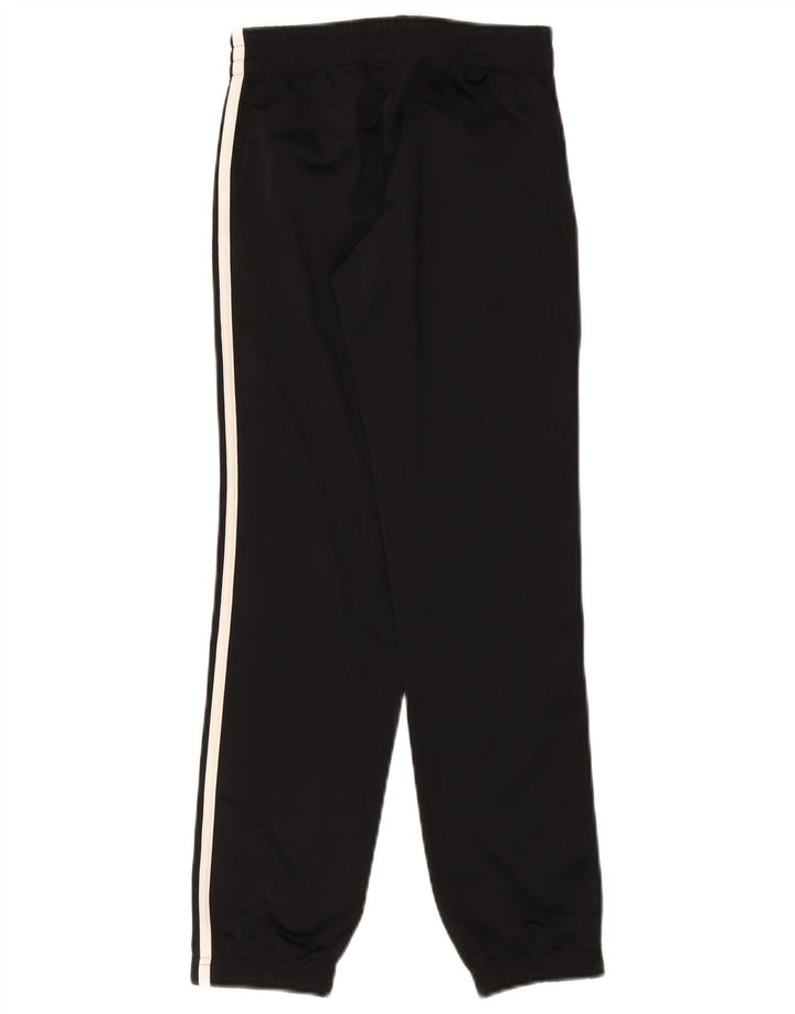 ADIDAS Boys Tracksuit Trousers Joggers 9-10 Years  Black Polyester