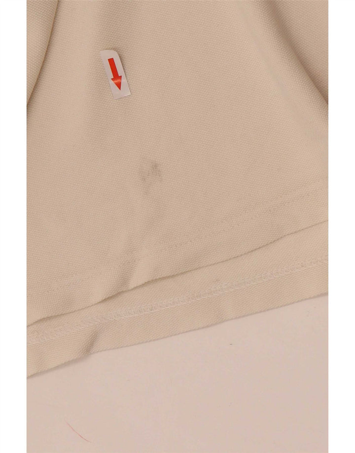 Męska koszulka polo Barbour, duża, bawełniana w kolorze złamanej bieli