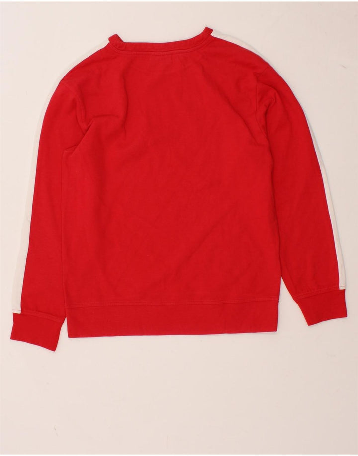 CHAMPION Mens Sweatshirt Jumper Small Red Colourblock Cotton Vintage Champion and Second-Hand Champion from Messina Hembry 