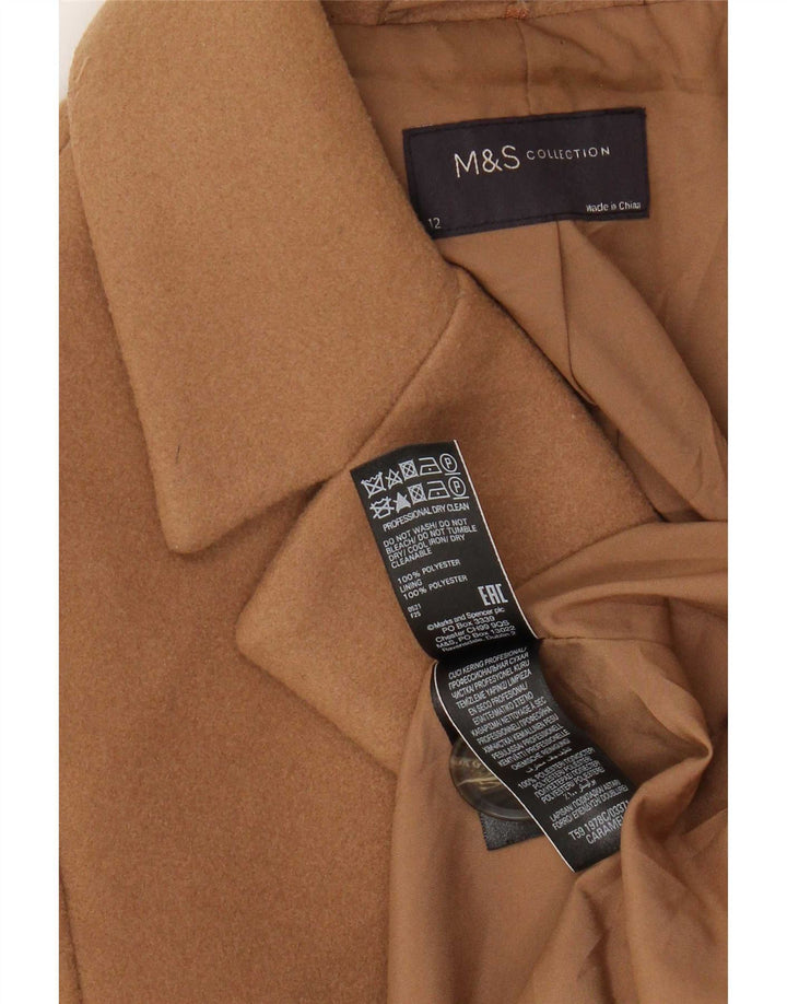 Marks & Spencer Płaszcz damski UK 12, średni beż, poliester
