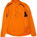 Męski dres Nike Dri Fit z zamkiem błyskawicznym na szyi i średnim pomarańczowym blokiem kolorów