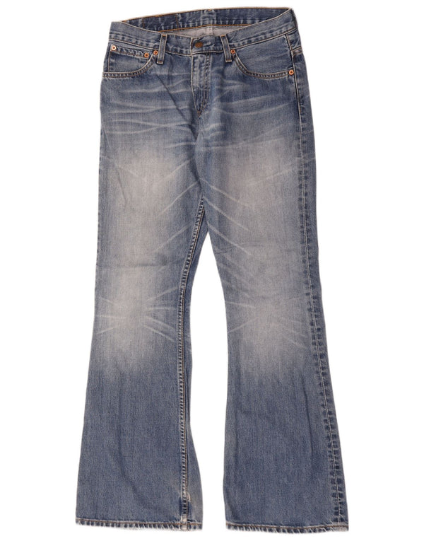 Damskie jeansy Levi's 516 Bootcut W31 L34 Niebieska bawełna