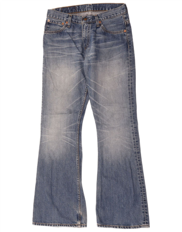 Damskie jeansy Levi's 516 Bootcut W31 L34 Niebieska bawełna