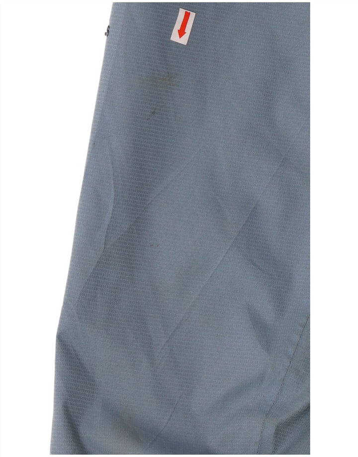 Damska kurtka przeciwdeszczowa Adidas z kapturem UK 14, średni niebieski poliester