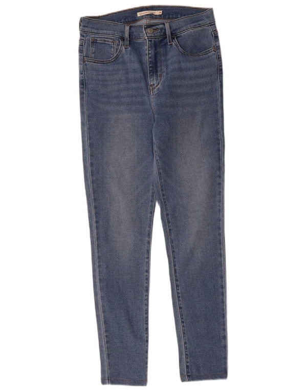 Damskie jeansy Levi's 720 z wysokim stanem, bardzo obcisłe W28 L28 niebieskie