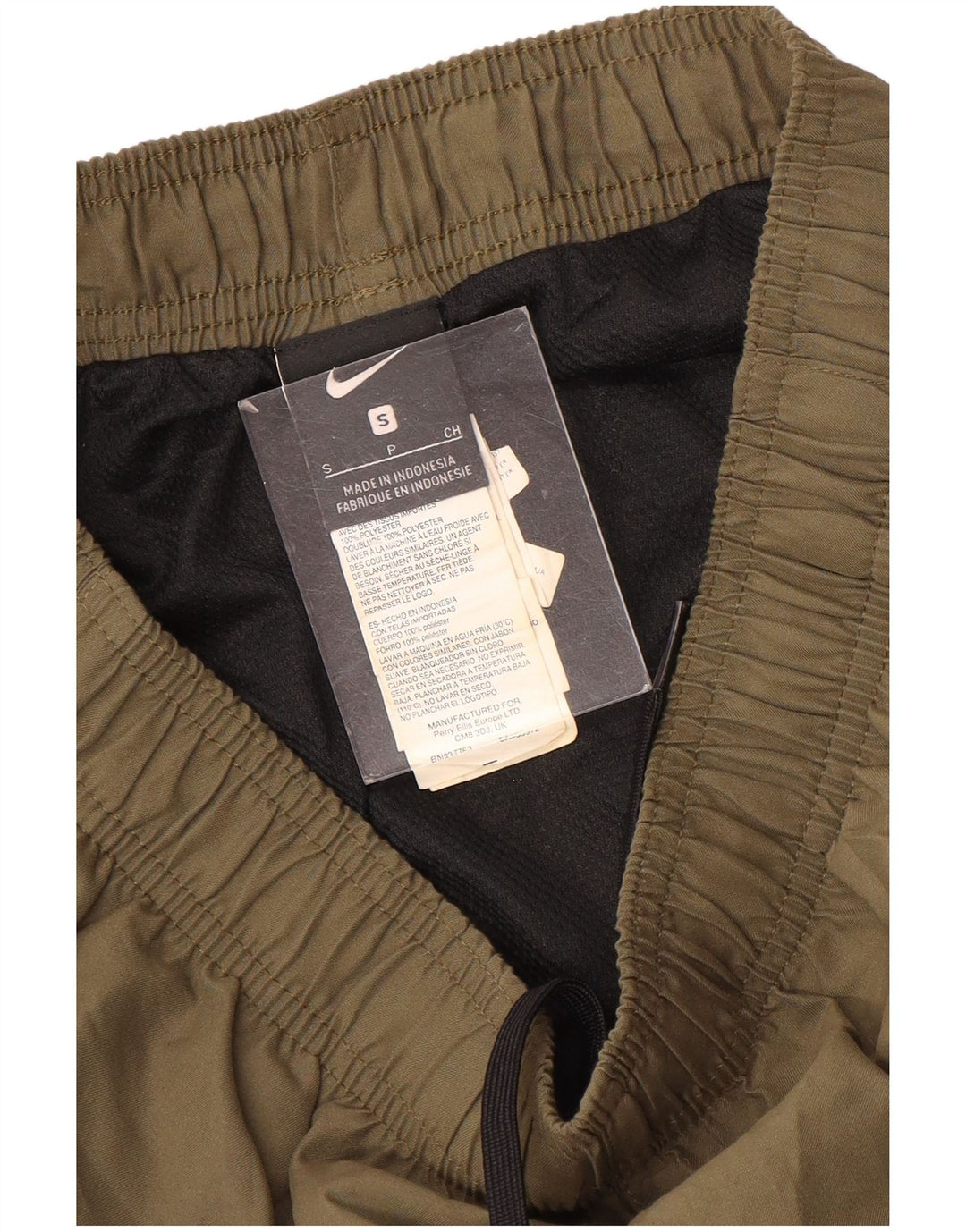 Męskie spodenki sportowe Nike, małe, khaki, poliester