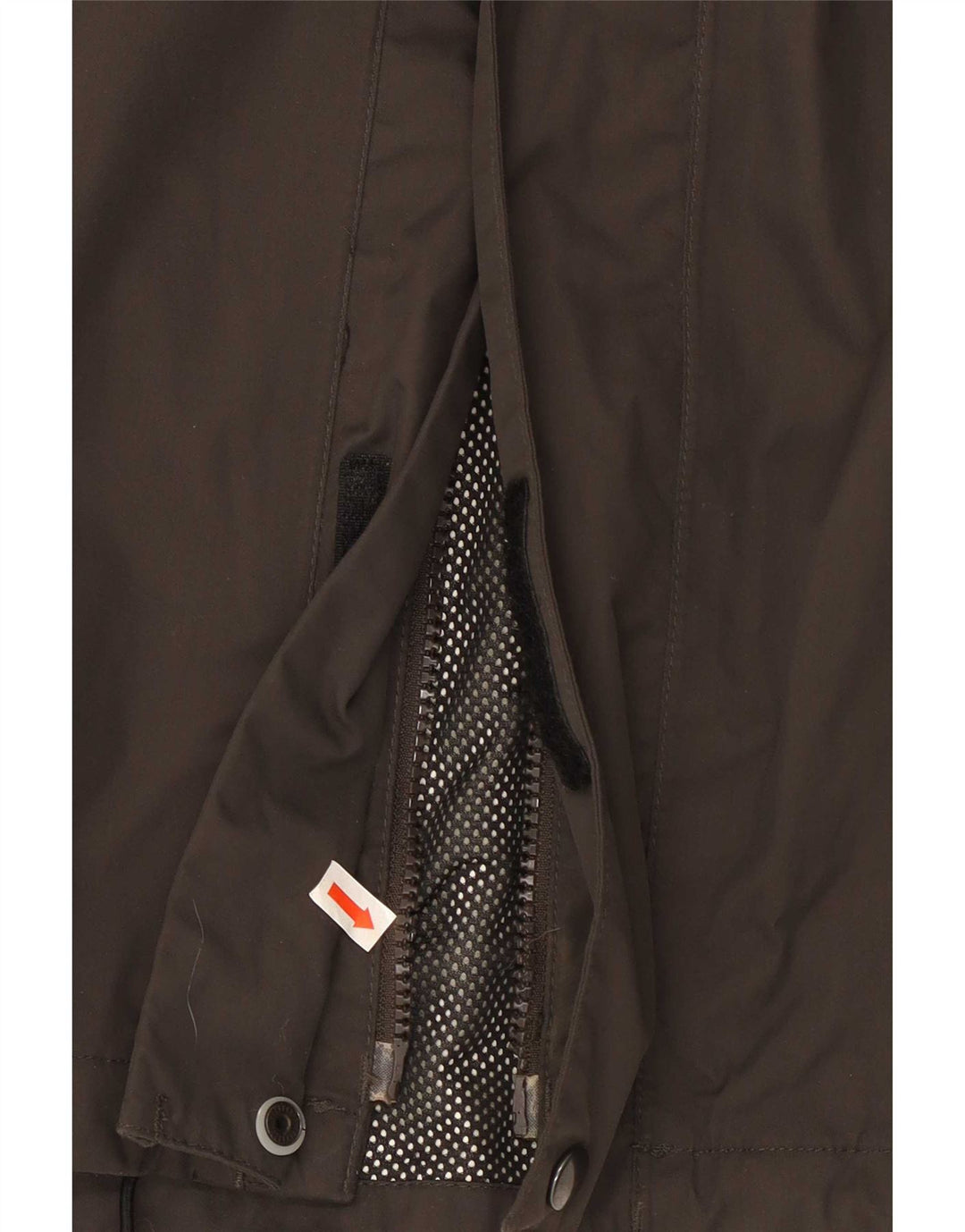 Męska kurtka przeciwdeszczowa Jack Wolfskin UK 50 3XL Khaki z blokami kolorów, poliamid