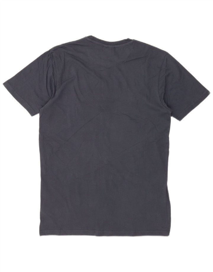 Męski T-shirt z grafiką Ellesse, mały, granatowy, bawełniany