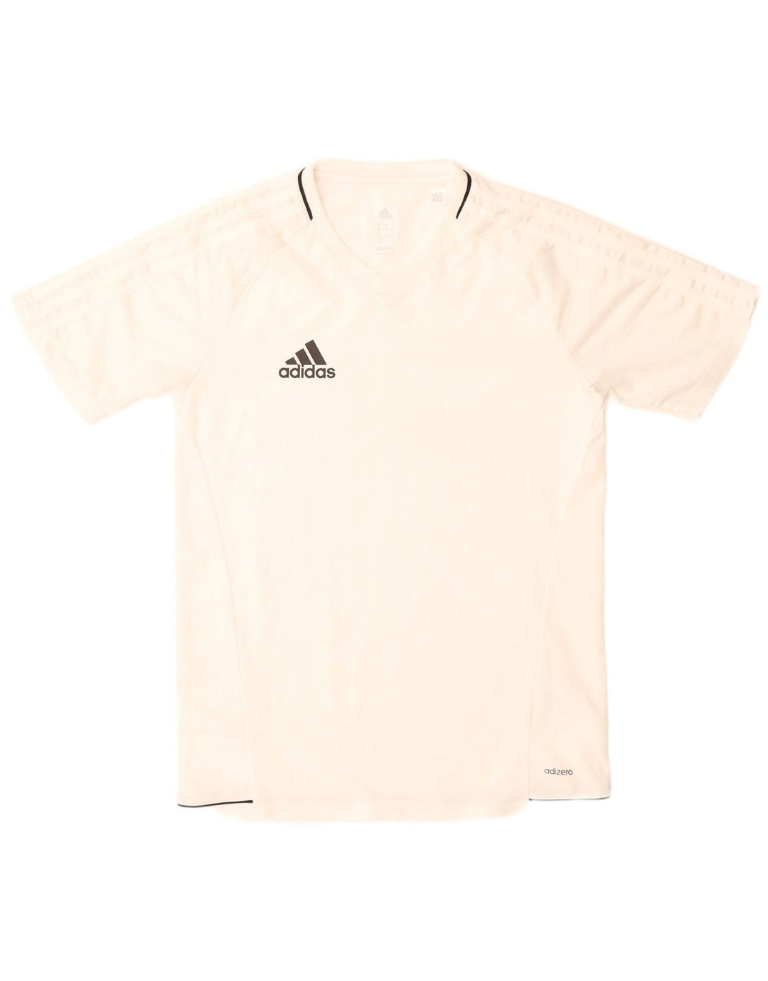 Adidas Męski T-shirt Climacool Top Mały Biały Poliester