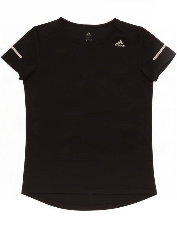 Damska koszulka Adidas Climalite Top UK 8/10 Mały czarny poliester