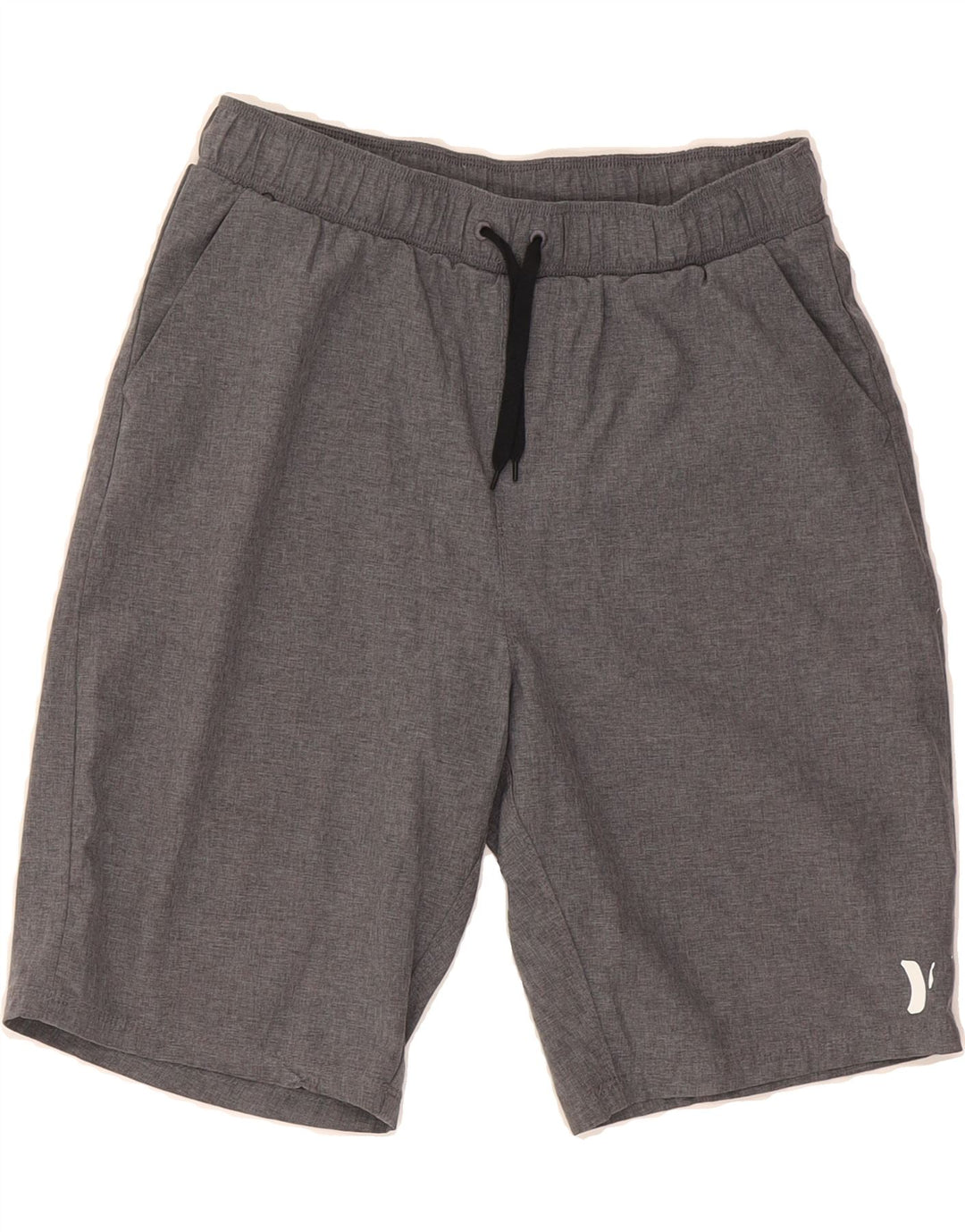 HURLEY Boys Sport Shorts 12-13 Years Large W26 Grey Polyester Vintage Hurley and Second-Hand Hurley from Messina Hembry 