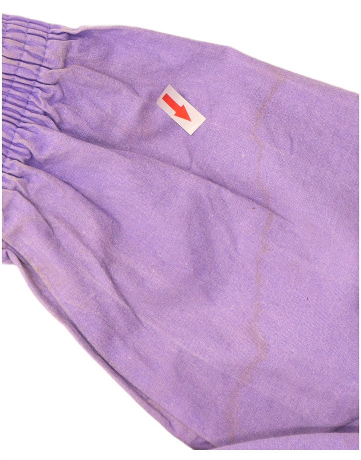 Męska kurtka bomberka Vintage UK 40, duża, fioletowa bawełna