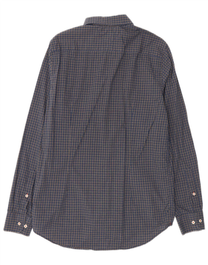 Koszula męska Tommy Hilfiger Slim Fit, duża, bawełniana w granatową kratę