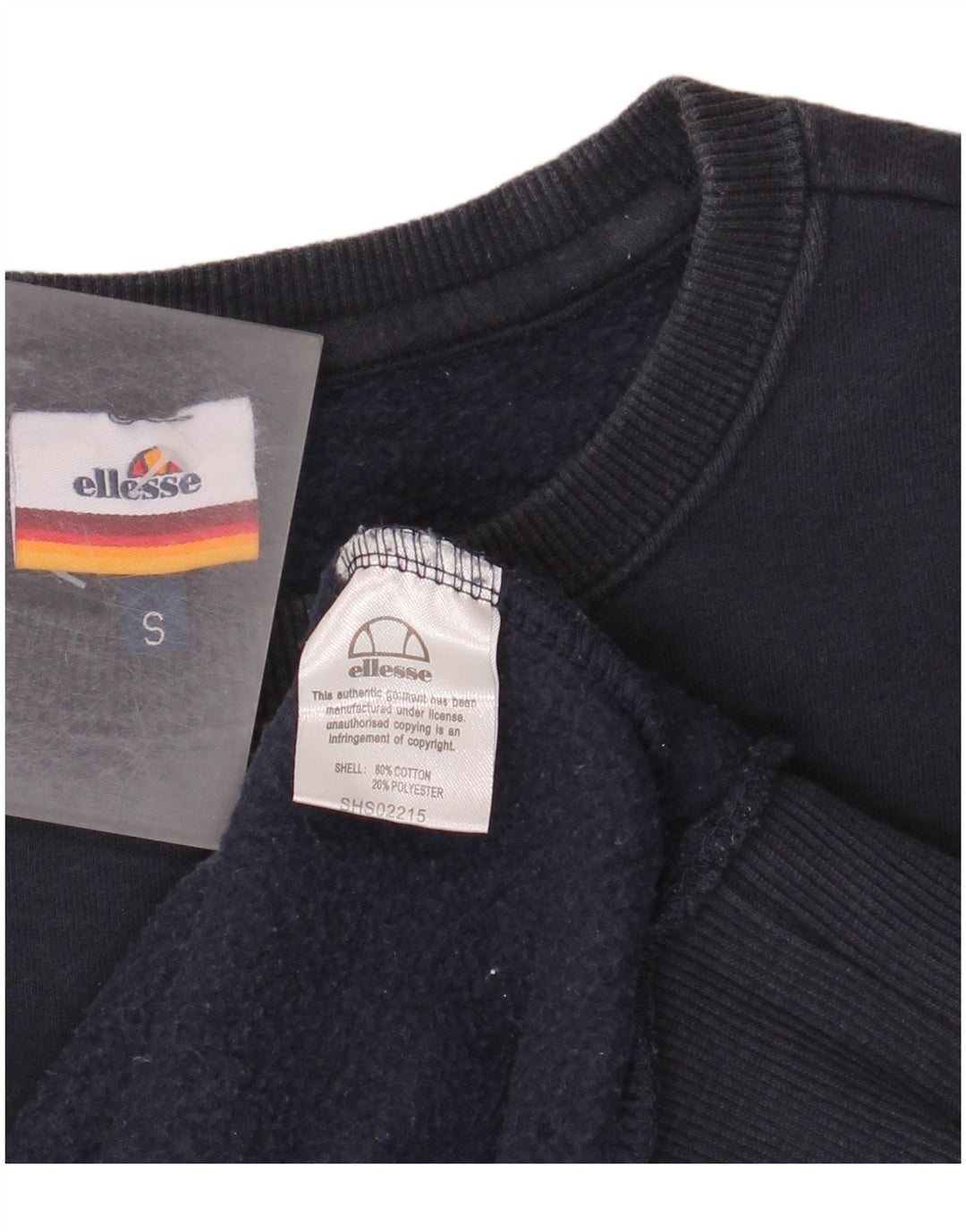 Bluza męska Ellesse, mała, granatowa, bawełniana