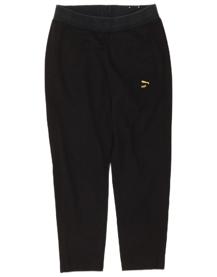 Damskie spodnie dresowe Puma UK 10, małe, czarne, poliestrowe