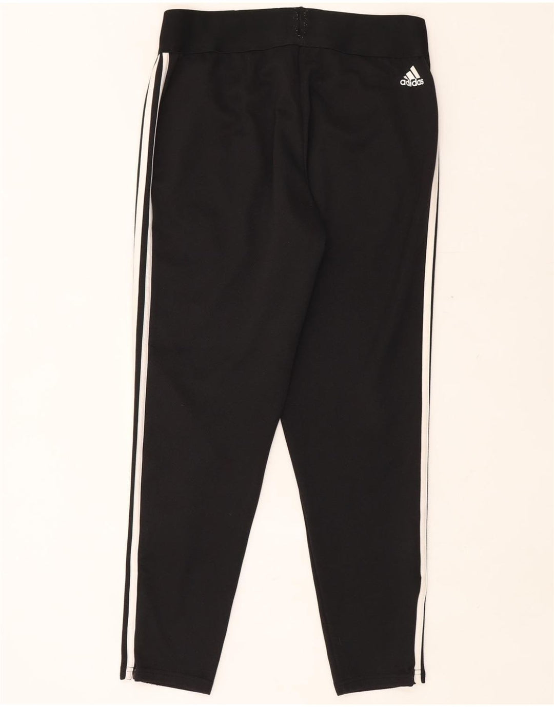 Damskie spodnie dresowe ADIDAS UK 8/10, małe, czarne, poliestrowe