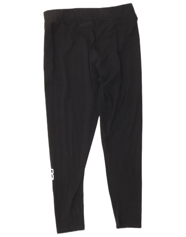 Damskie legginsy z grafiką KAPPA UK 18 XL, czarne, bawełniane