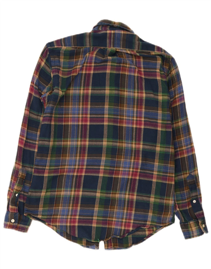 Męska koszula flanelowa Polo Ralph Lauren o dopasowanym kroju, w małą wielobarwną kratkę