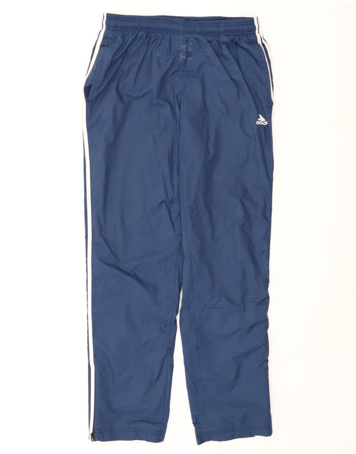 Męskie spodnie dresowe Adidas, duże, granatowe, nylonowe