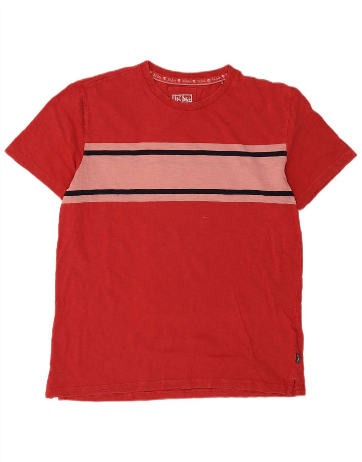 T-shirt męski Fat Face, bawełniany, duży, w kolorze czerwonym