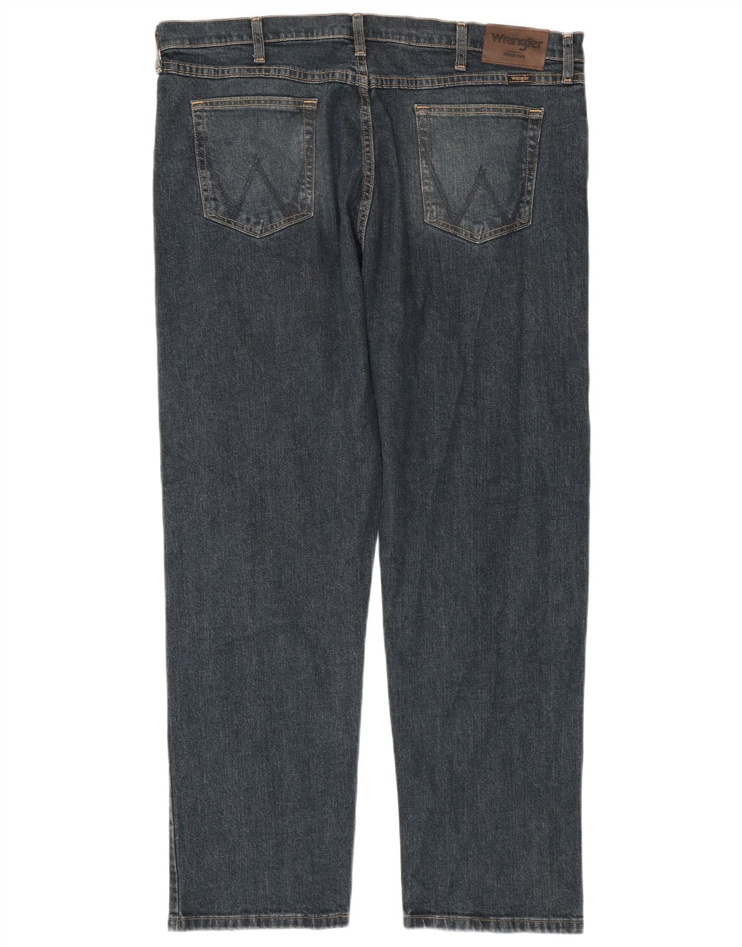 Męskie jeansy Wrangler o prostym kroju W40 L30, niebieskie, bawełniane
