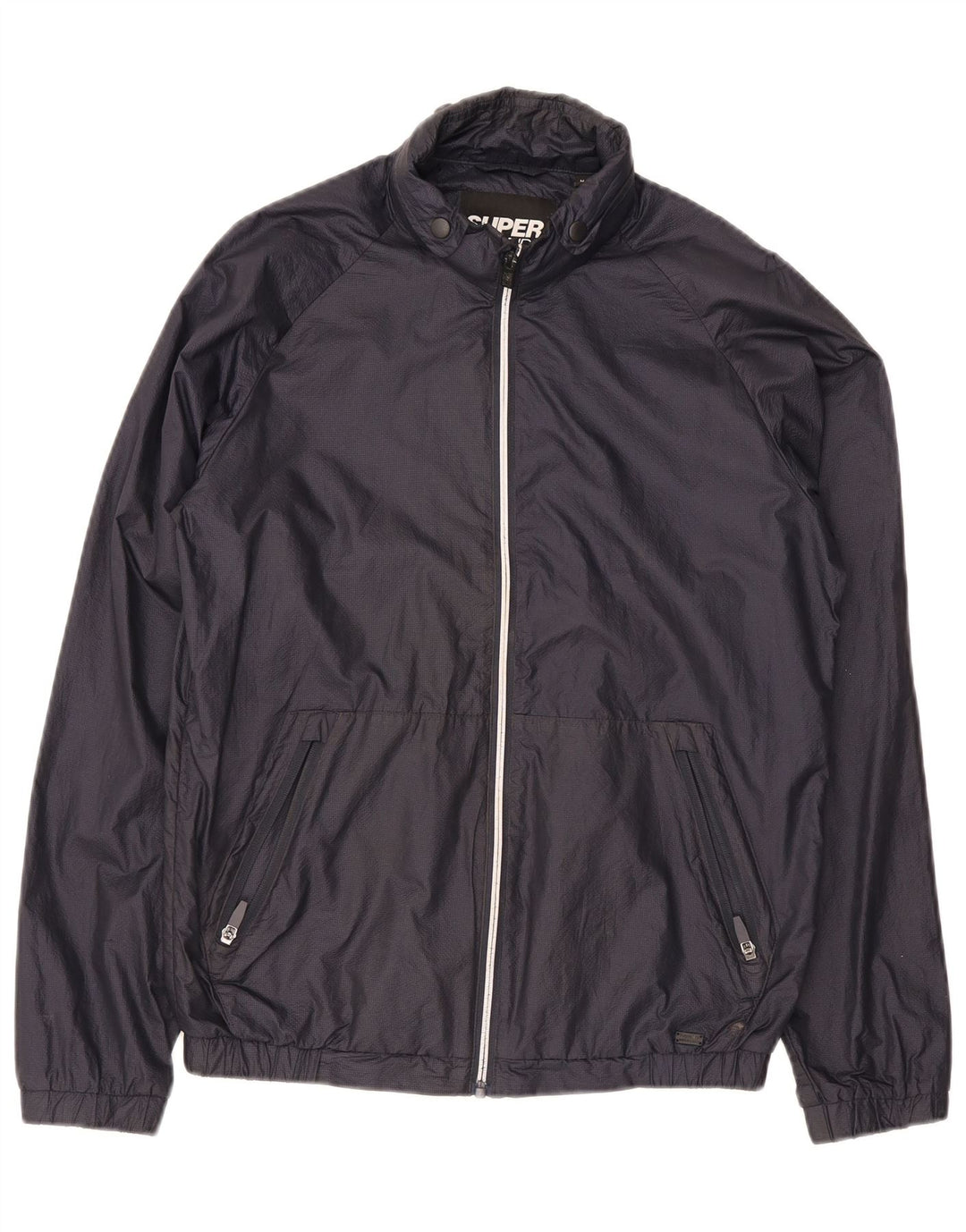 Męska kurtka przeciwdeszczowa Superdry UK 34 XS Granatowy nylon