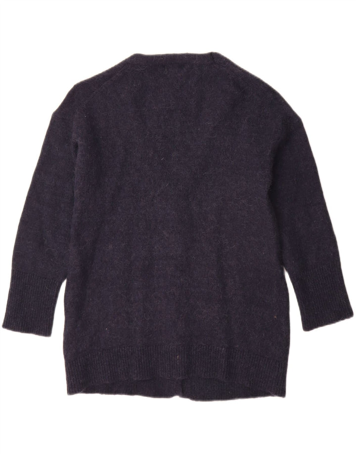 Sweter damski Massimo Dutti rozpinany UK 10, mały, granatowy, poliamid