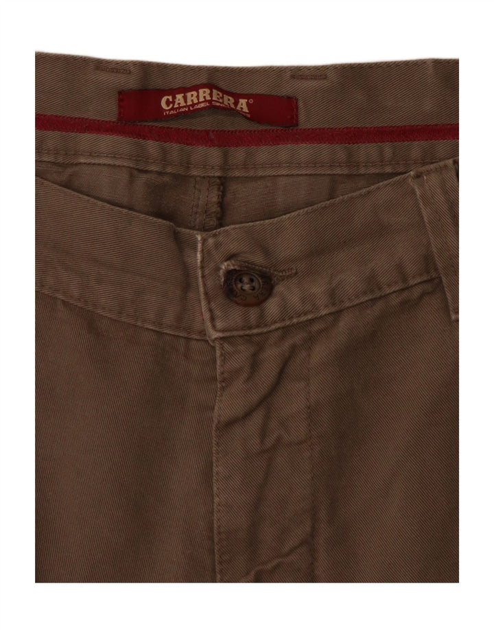 Męskie proste spodnie chino Carrera W34 L33 beżowe