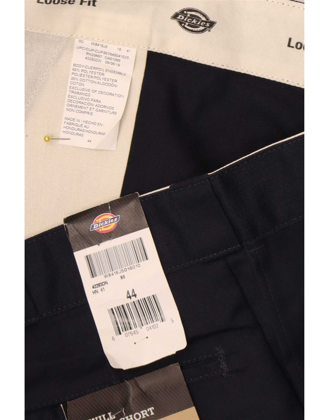Męskie spodenki cargo Dickies W44 2XL granatowy poliester