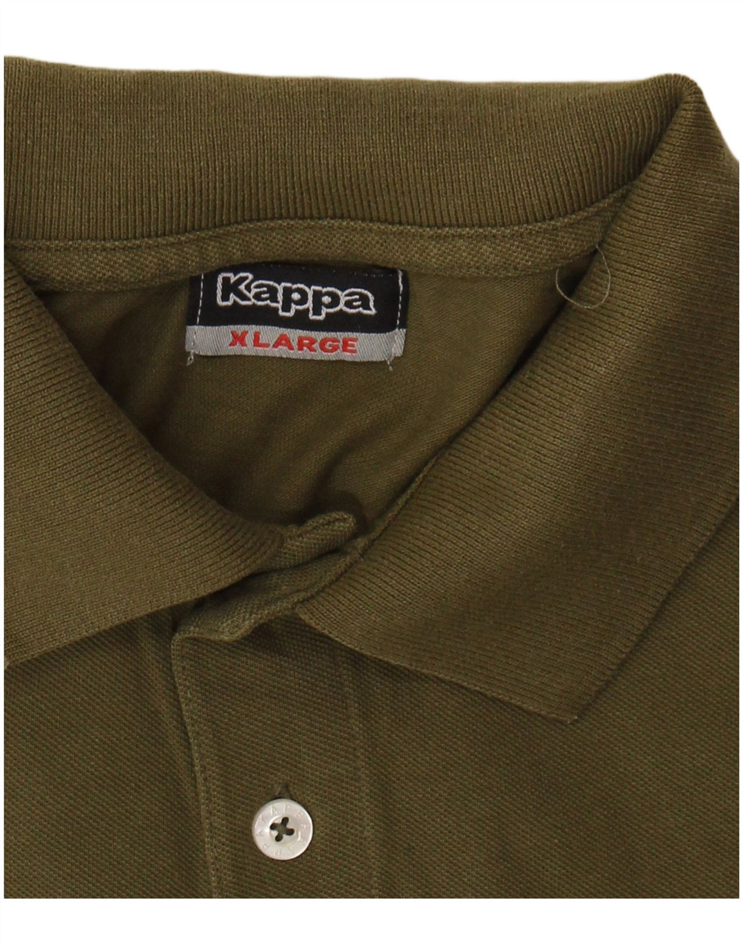 KAPPA Mens Polo Shirt XL Khaki