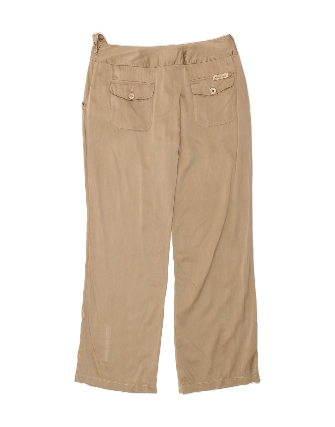 MARLBORO CLASSICS Womens Straight Trousers EU 42 Large W32 L30 Beige Vintage Marlboro Classics and Second-Hand Marlboro Classics from Messina Hembry 