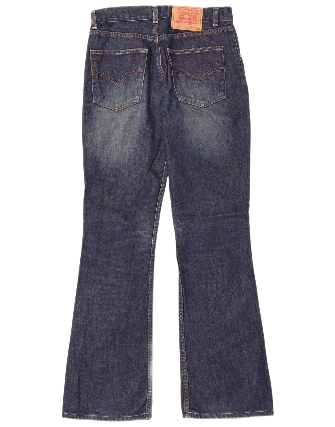 Męskie jeansy Levi's 525 Bootcut W29 L34 Granatowa bawełna