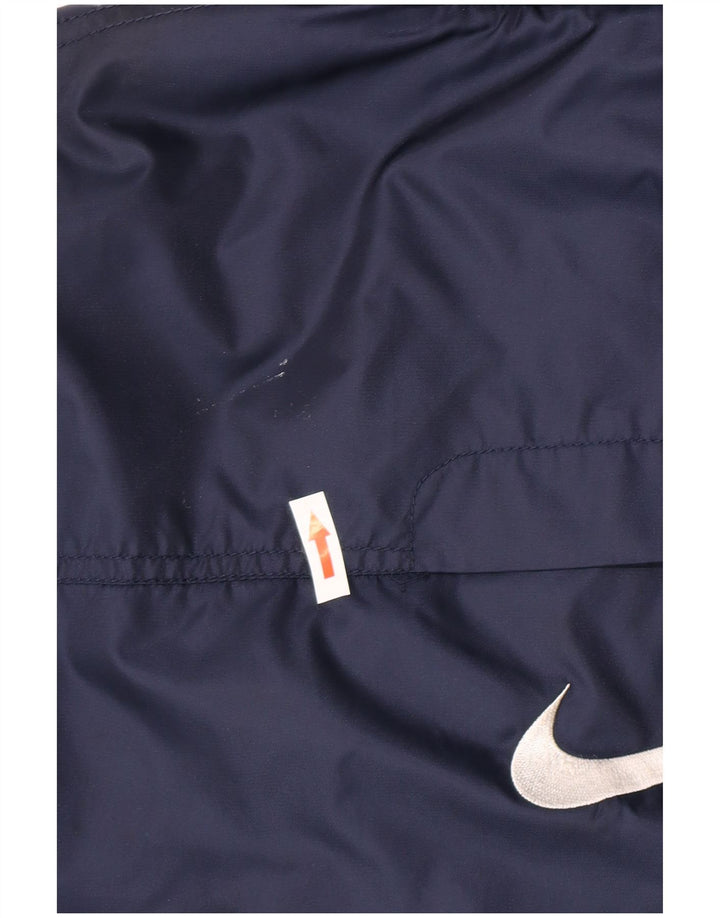 Chłopięca kurtka wiatrówka z kapturem Nike Nike na 12-13 lat, duża, granatowa