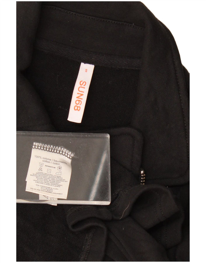 Sweter damski SUN68 UK 10, mały, czarny, bawełniany