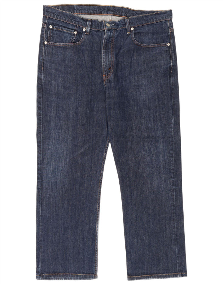 Męskie proste dżinsy Levi's W38 L28 Niebieskie bawełniane