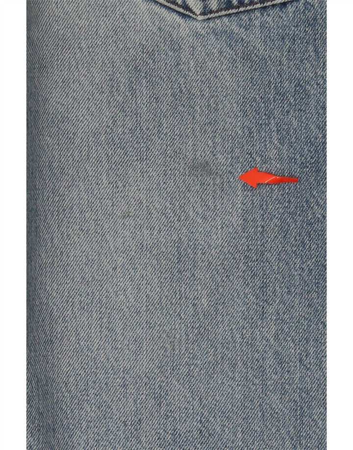 Męskie proste dżinsy LACOSTE W34 L34 niebieskie