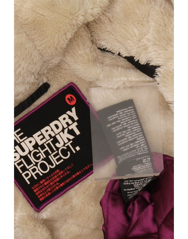 Męska wyściełana kurtka z kapturem Superdry UK 38 Średni czarny nylon