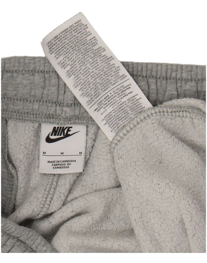 Męskie spodnie dresowe NIKE Joggery, średnioszare, bawełniane