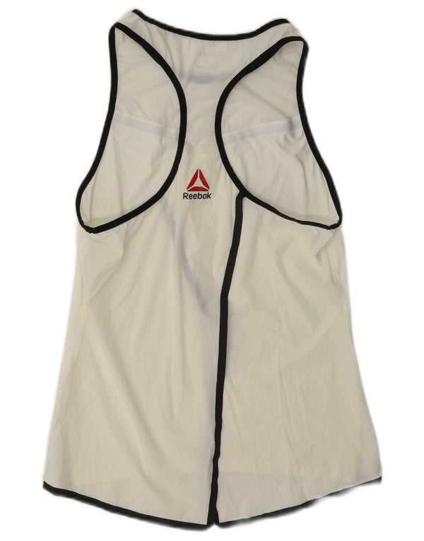 Damska kamizelka graficzna Reebok Top UK 8/10 Small White