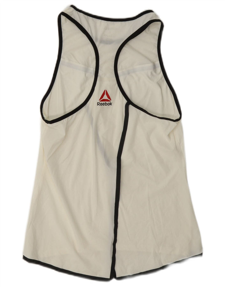 Damska kamizelka graficzna Reebok Top UK 8/10 Small White