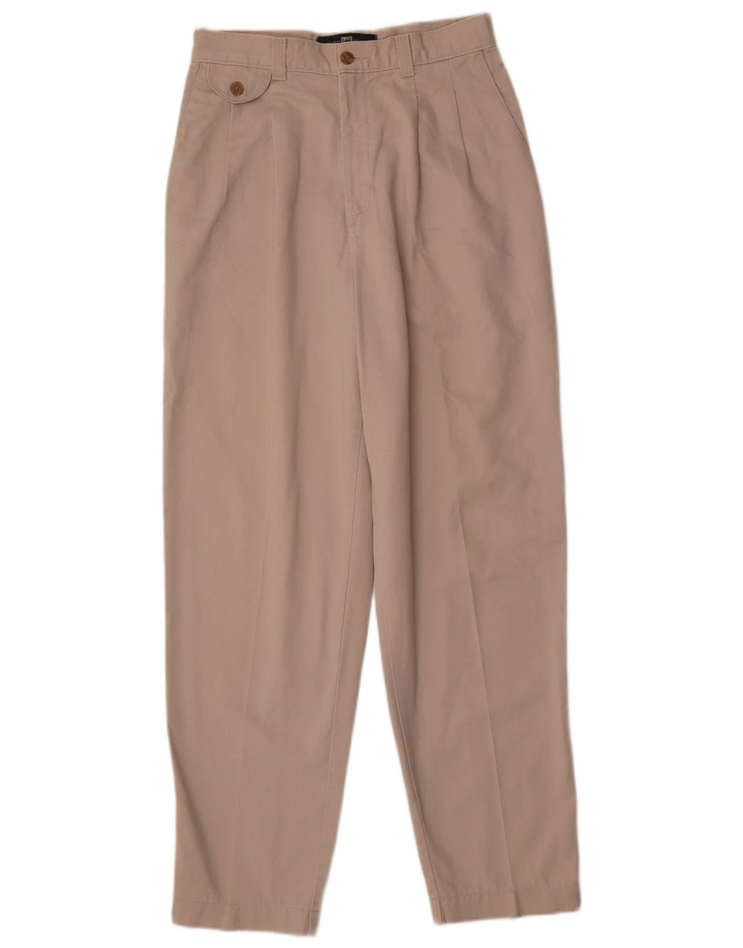 Damskie zwężane spodnie Chino Lee US 8 Medium W28 L28 Beżowa bawełna