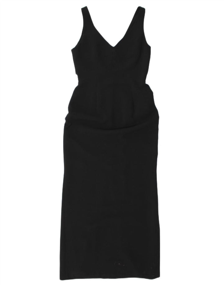 AFTER SIX Womens Sleeveless Bodycon Dress UK 10 Small Black Polyester