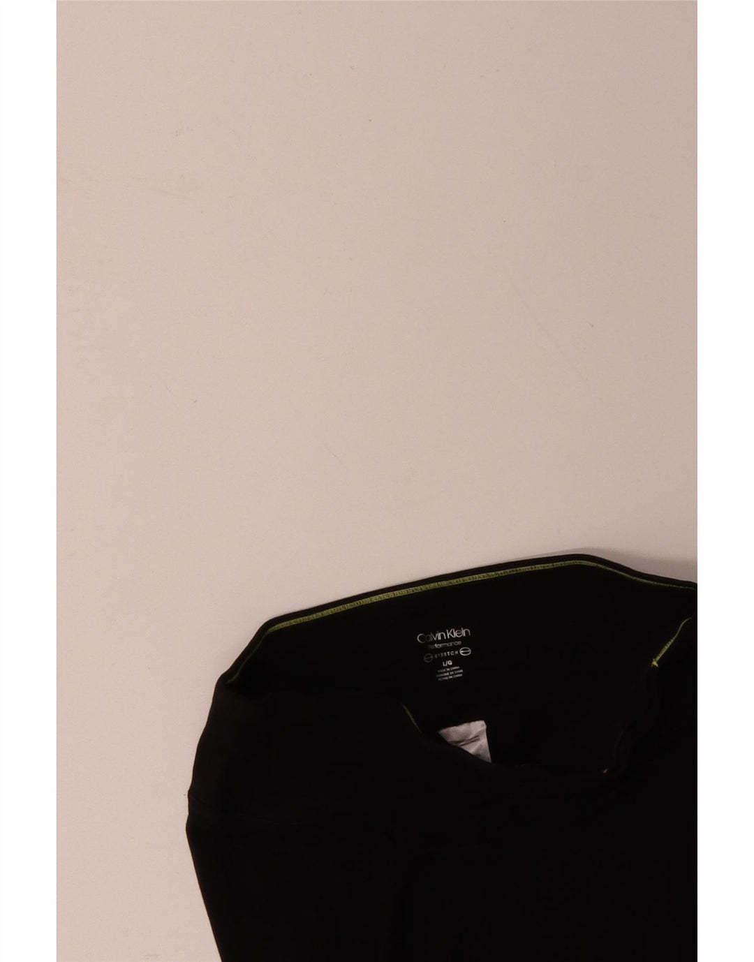 Damskie legginsy CALVIN KLEIN Graphic Capri UK 14, duże czarne bloki kolorów