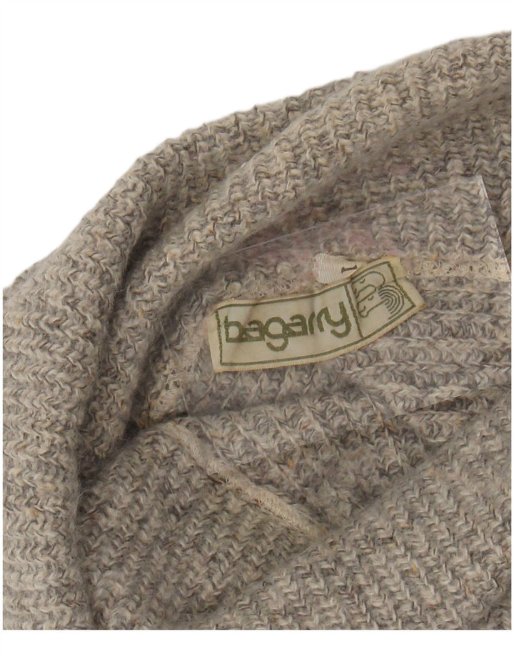 BAGARRY Damski sweter z okrągłym dekoltem UK 14, duży, szary, nakrapiany