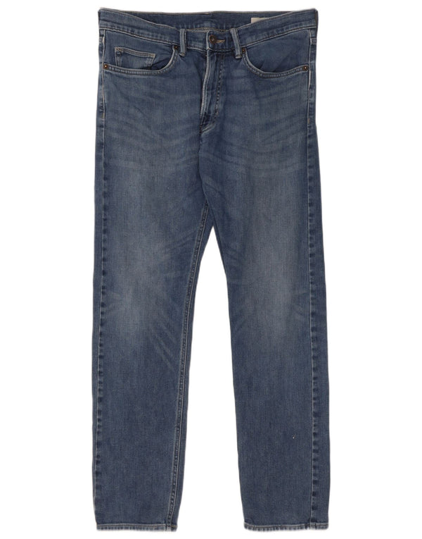 Marks & Spencer Męskie jeansy slim W34 L31 Niebieskie