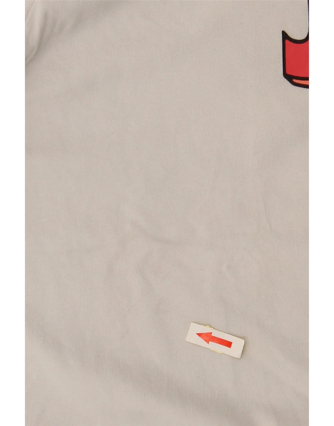 Męski T-shirt z grafiką NIKE, duży, bawełniany w kolorze złamanej bieli