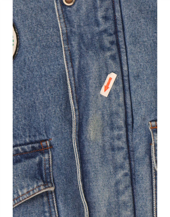 Męska kurtka Mash Sherpa Denim Flight Aviator IT 48/50 Średni Niebieski