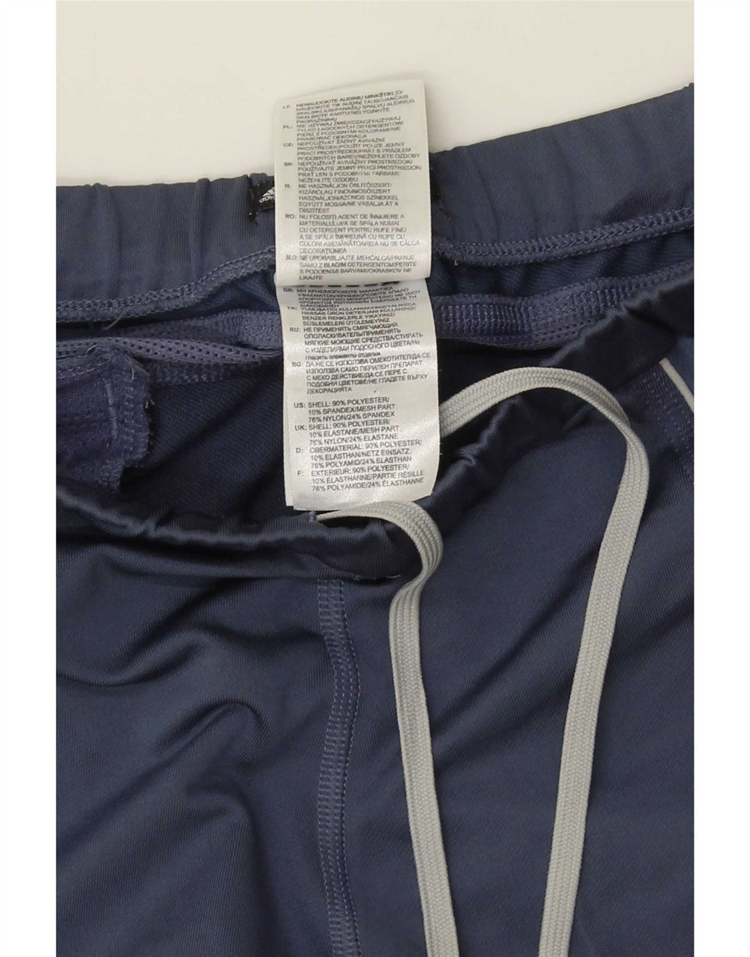 Damskie legginsy Adidas Response Capri UK 12, średni granatowy poliester