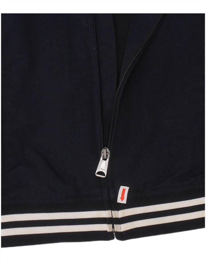 TOMMY HILFIGER Boys Bomber Jacket 4-5 Years XS  Navy Blue Polyester